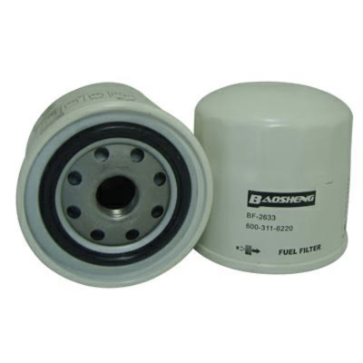 Filtro de combustible del excavador del elemento del papel de Komatsu Hitachi 600-311-6220 P553240