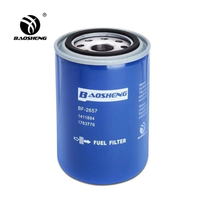 1411894 filtración del papel del OD 93.5m m del filtro de combustible de DX380 DX420 Doosan