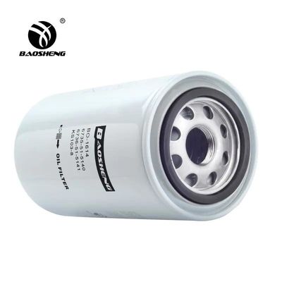 Filtro de aceite de excavadora resistente a la corrosión a altas temperaturas 6735-51-5140 67635-51-5141 170 mm Protección del motor de altura