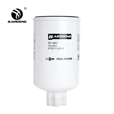 filtro de combustible del excavador 6732-71-6310 P550248 para YUCHAI YC55-8/YC60-8/YC85-5