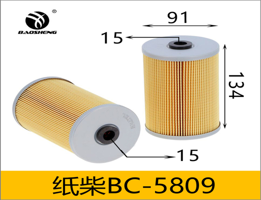 Filtro de núcleo de papel diesel para excavadora P550055 16444-99129