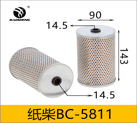 1-87810027-0 P550040 FF5084 Filtro de papel diesel para excavadora