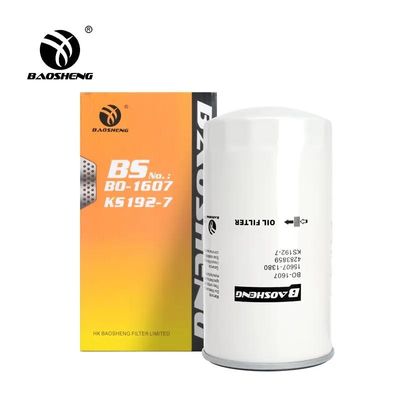 Filtro de aceite de excavadora de gran capacidad resistente a altas temperaturas 15607-1380 4206089 para protección del motor HITACHI 250mm