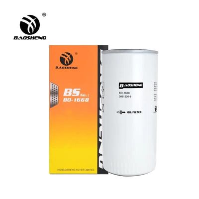 Filtro de aceite de excavadora resistente a la corrosión a altas temperaturas 570004323 3831236 210mm Protección del motor de altura