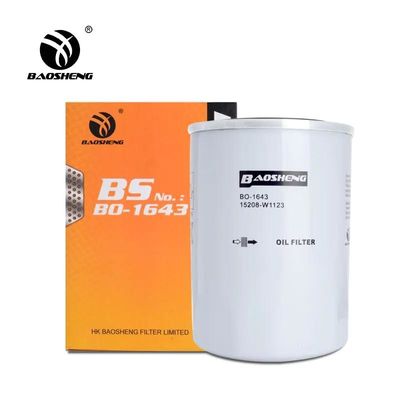 Filtro de aceite de excavadora de gran capacidad resistente a altas temperaturas 898075676 5208-W3401 Protección del motor de 135 mm de altura